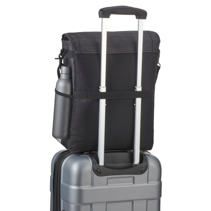 Front View of Gray NBN Mayfair Deluxe Computer Tote