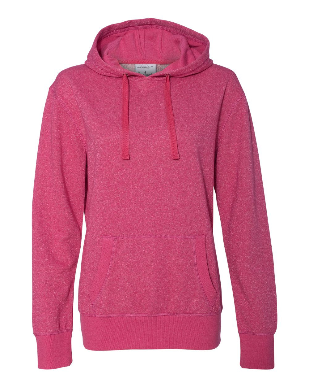 Women’s Glitter French Terry Hooded Sweatshirt - 8860