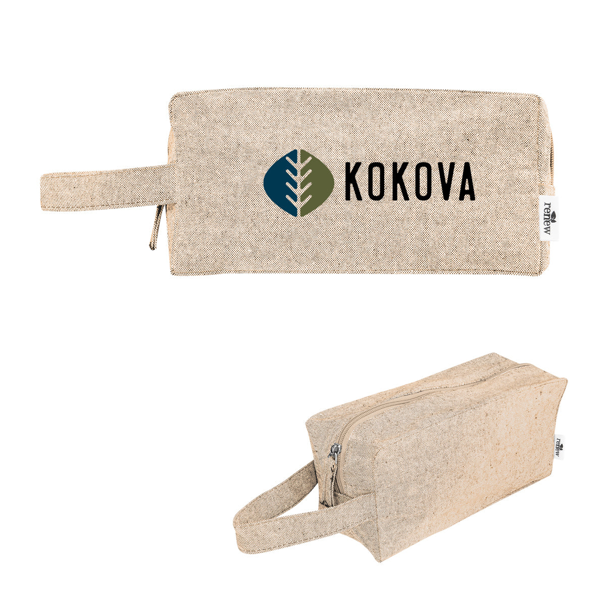 Brooke Recycled Cotton Toiletry Bag
