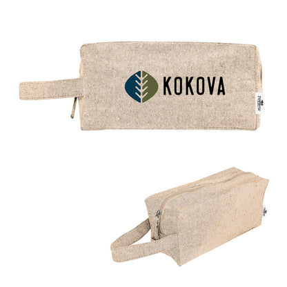 Brooke Recycled Cotton Toiletry Bag
