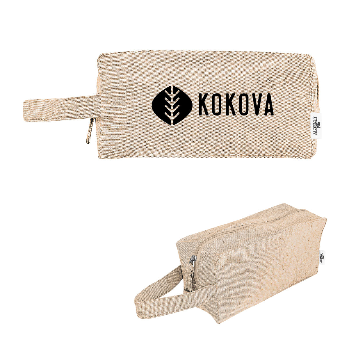 Brooke Recycled Cotton Toiletry Bag