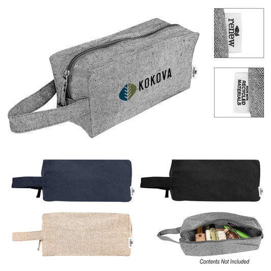 BLACK Brooke Recycled Cotton Toiletry Bag