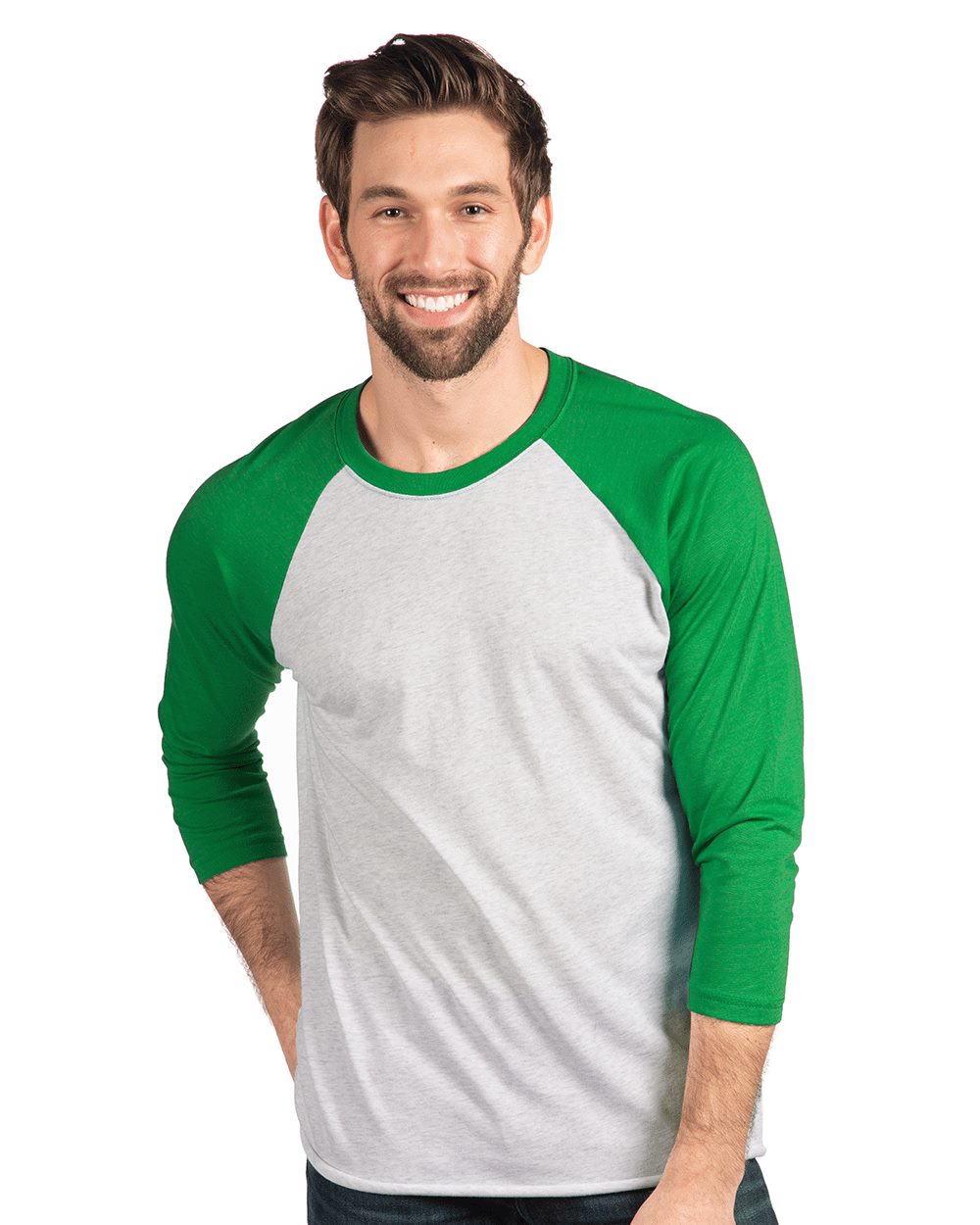 Unisex Triblend Three-Quarter Raglan T-Shirt - 6051