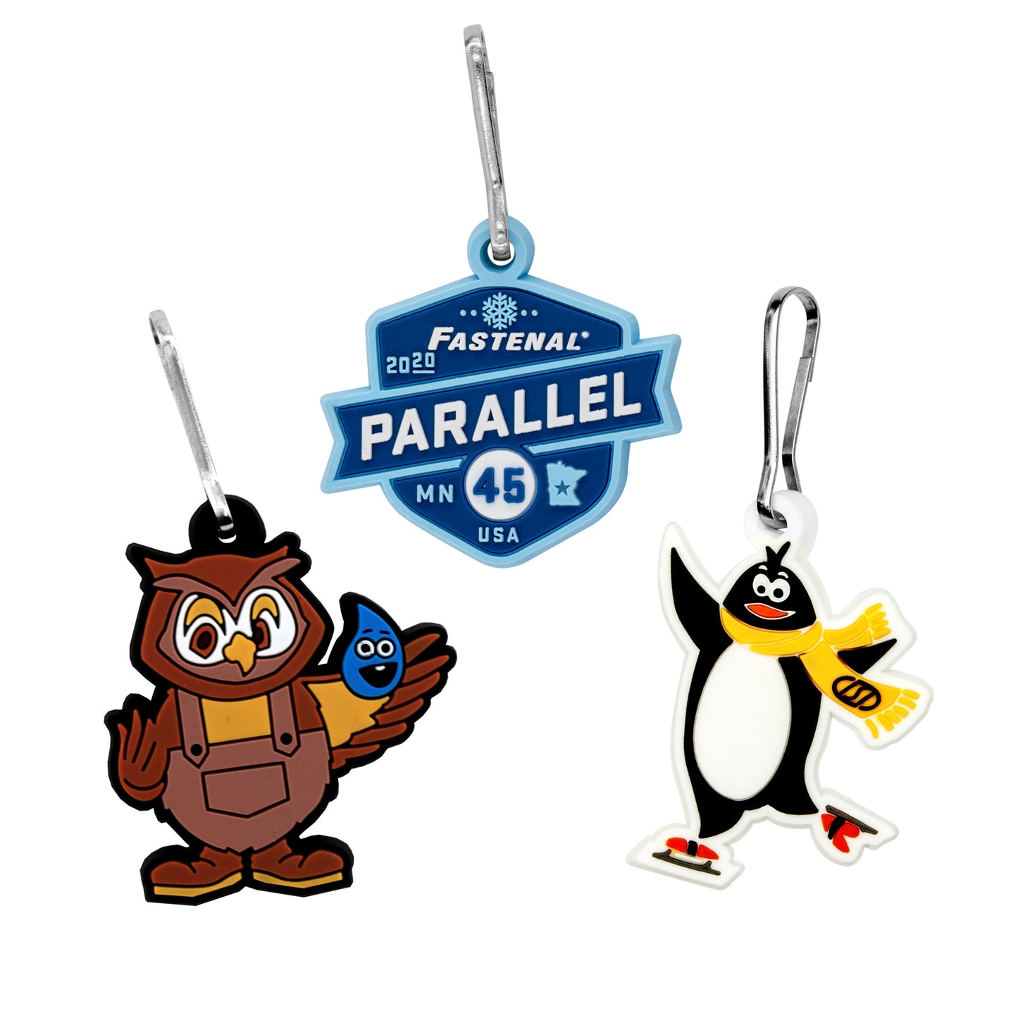 Custom PVC Zipper Pulls (1")