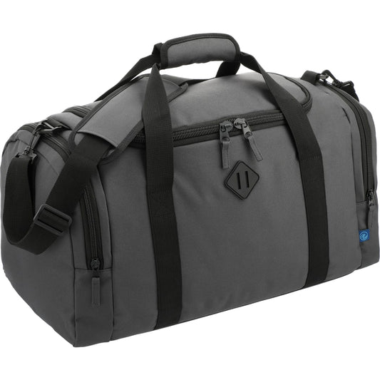 Front View of Gray Repreve® Ocean Duffel
