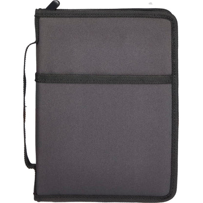 Front View of Gray Repreve® Ocean Refillable Journal