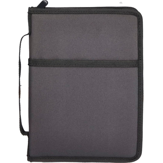 Front View of Gray Repreve® Ocean Refillable Journal