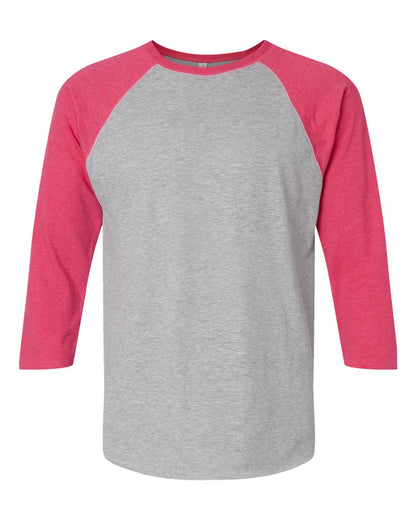 Men's Baseball Fine Jersey Three-Quarter Sleeve Tee - 6930