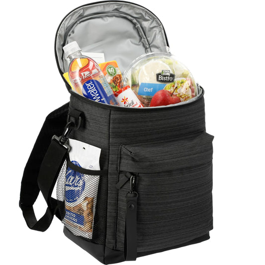 Front View of Gray NBN Whitby 24 Can Backpack Cooler