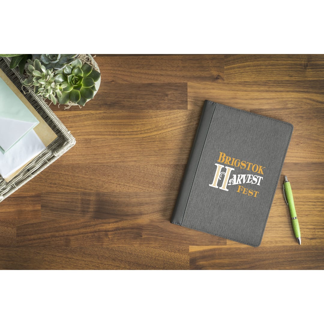Front View of Gray FSC® Mix 7" x 10" NBN Trails Writing Pad