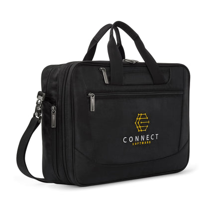 Black Travis & Wells® Transit Laptop Portfolio