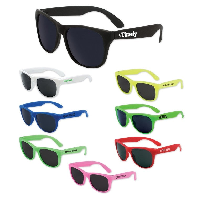 Blue Kids Classic Solid Color Sunglasses