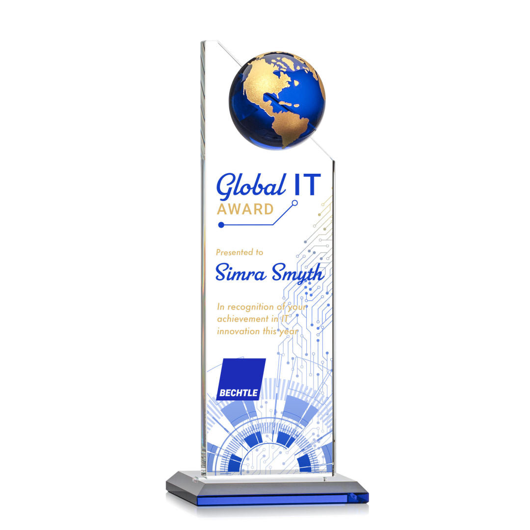 Arden VividPrint™ Award - Blue/Gold