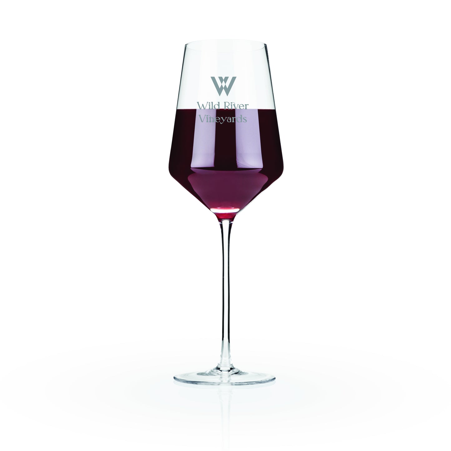 Viski® Raye Angled Crystal Bordeaux Glass