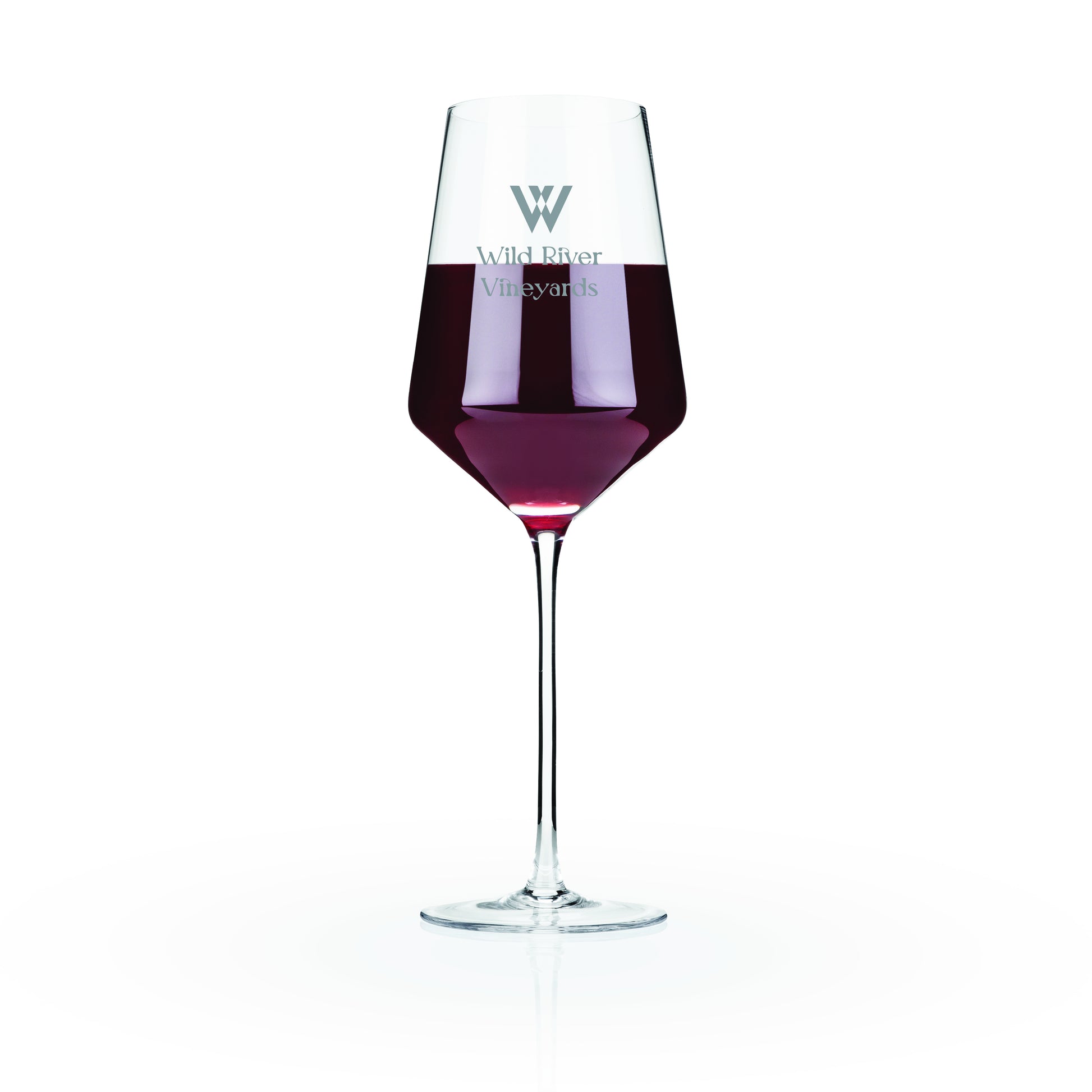 Viski® Raye Angled Crystal Bordeaux Glass