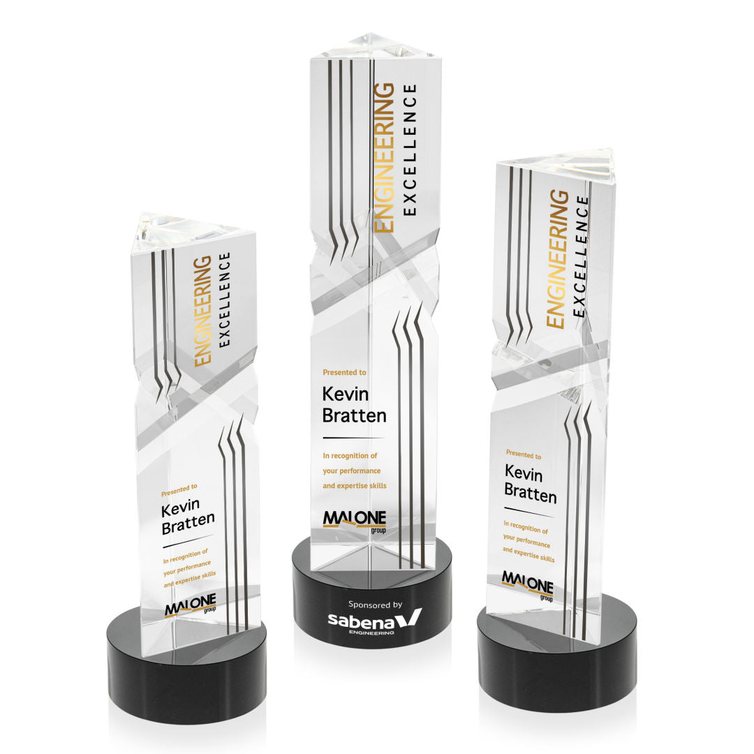 Oakham VividPrint™ Award on Stanrich Base - Black