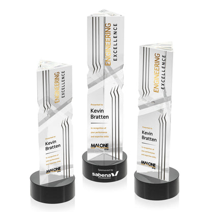 Oakham VividPrint™ Award on Stanrich Base - Black