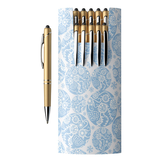 10-piece glacio pen set and custom sleeve