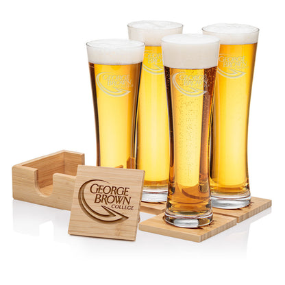 Bamboo Coaster Gift Set - Mannheim