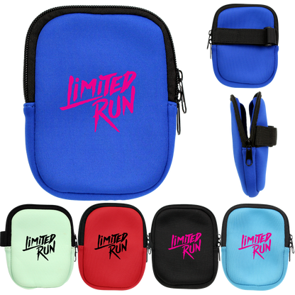 Azure Blue 3.9"H x 5.7"W Recycled Water Bottle Pouch