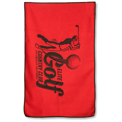 Microfiber Waffle Golf Towel