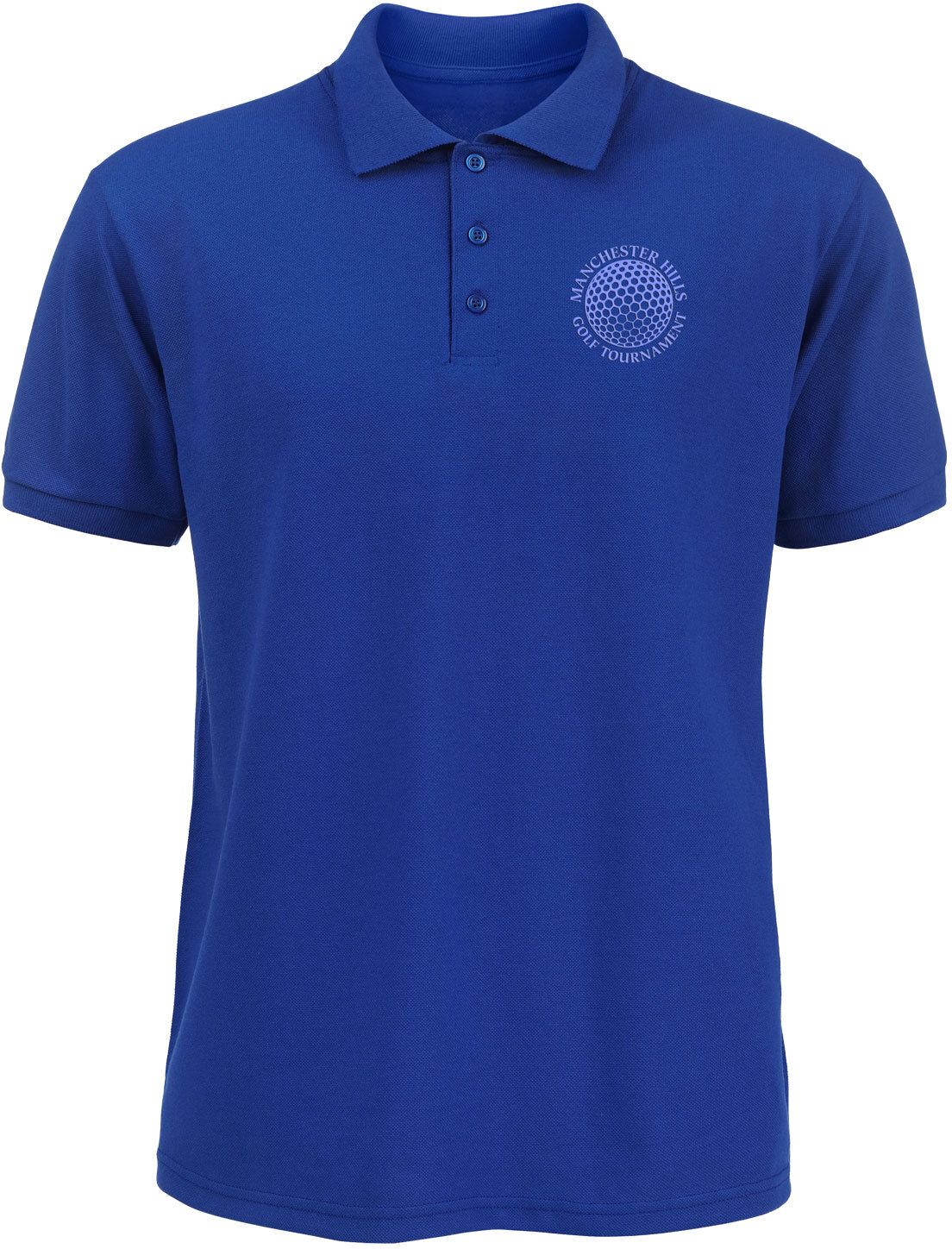 EMBROIDERED MEN'S 50/50 POLO SHIRT