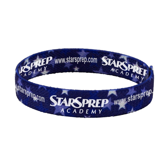 "WRIST TWIST” - 1" Stretchy Elastic Dye Sublimation Wristbands - PhotoImage ® Full Color Imprint