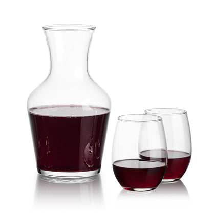 Summit Carafe & Stanford Stemless Wine
