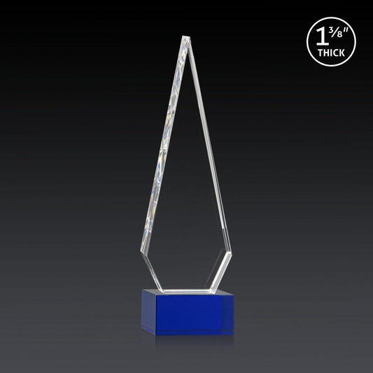 Springfield 3D Award on Hancock Base - Blue