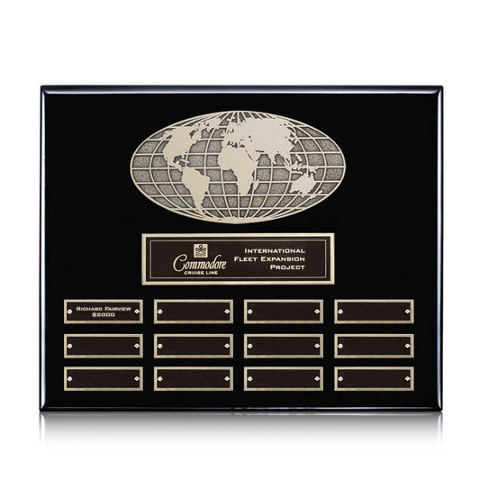 World (Horiz) Perpetual - Black Finish
