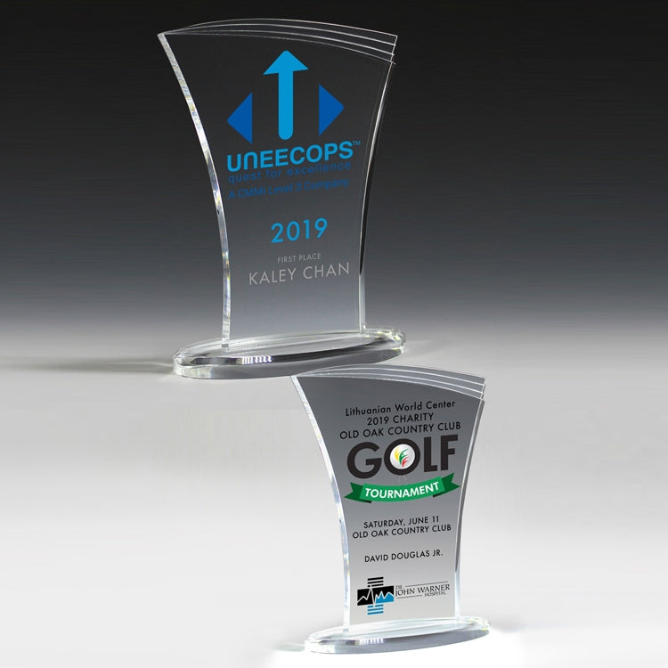 Allure Acrylic Award (5 1/4" x 7 1/4" x 3/8") - Laser Engraved