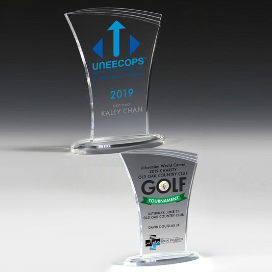 Allure Acrylic Award (5 1/4" x 7 1/4" x 3/8") - Laser Engraved