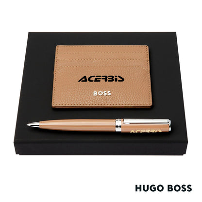 Hugo Boss® Ballpoint Pen & Card Holder Set