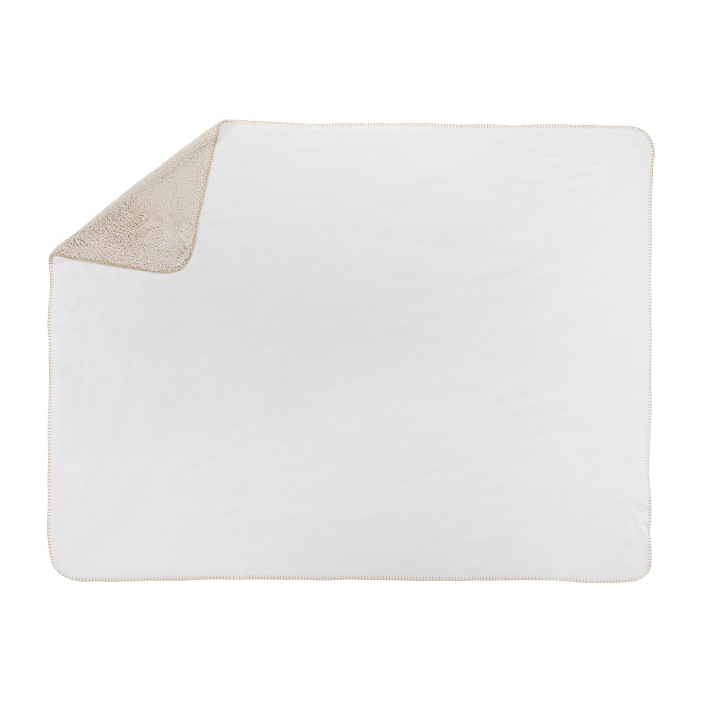 Extra Large Sherpa Lined Micro Mink Throw