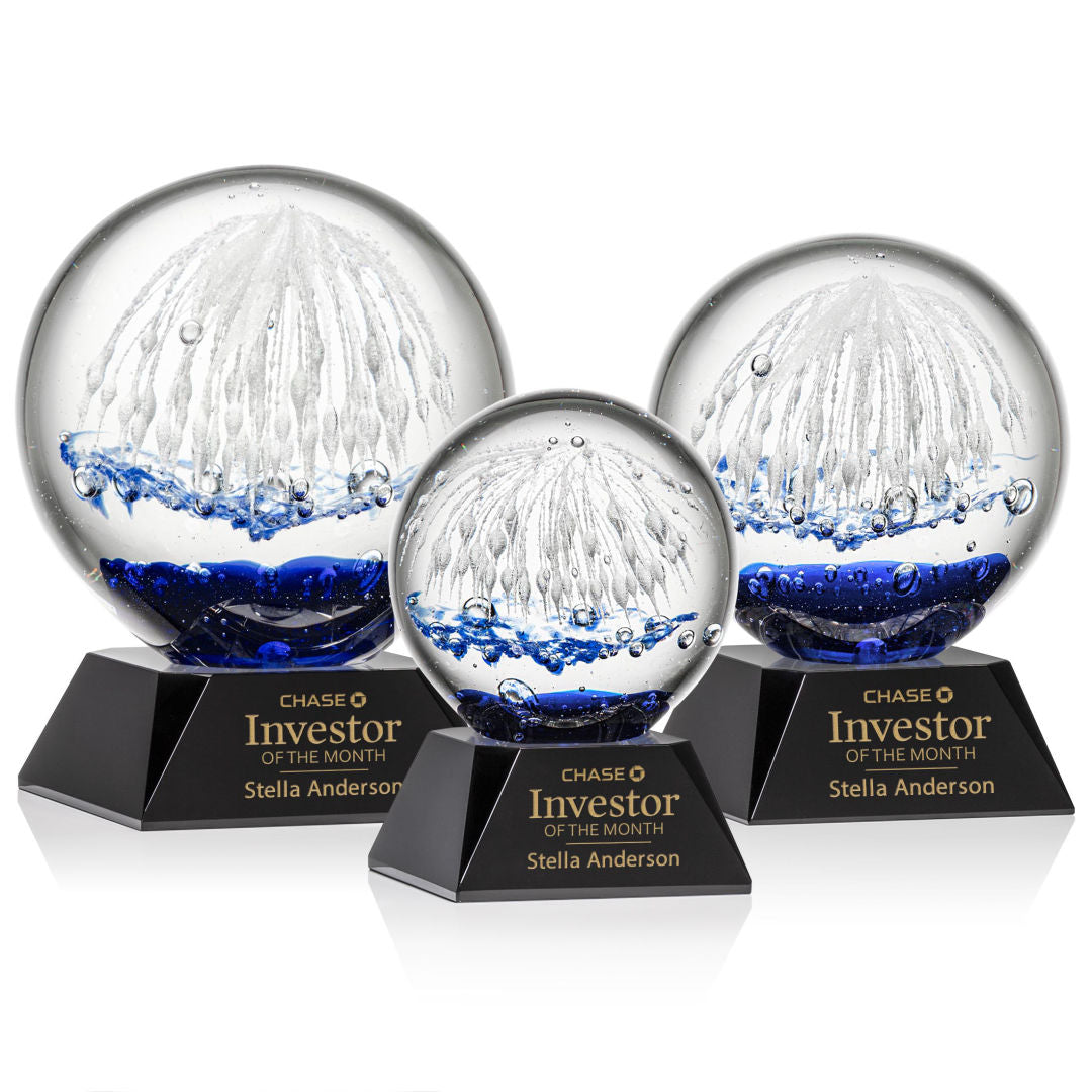 Starburst Award on Sheffield Base - Black