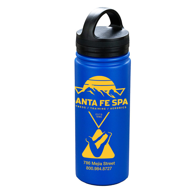 "KAUAI" 19 oz Recycled RPET Powder Coated Double Wall Stainless Steel Tumbler With Carry Handle