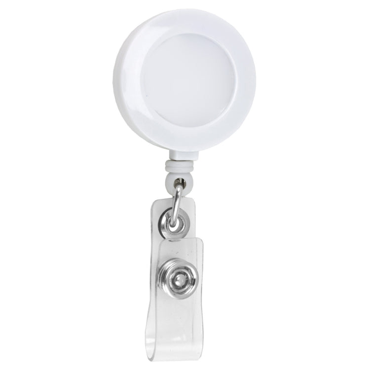 "Lorain VL" 30” Cord Round Retractable Badge Reel and Badge Holder with Metal Slip Clip Attachment