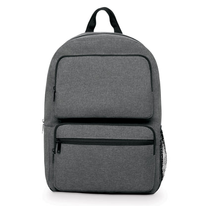Business smart dual-pocket 15" laptop backpack