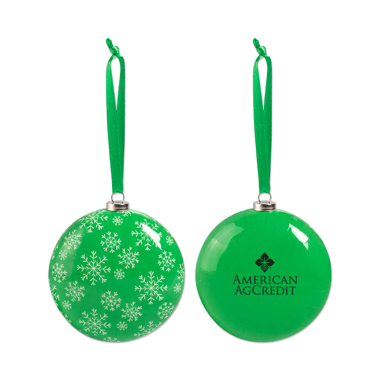 80MM Shatterproof Flat Ornament