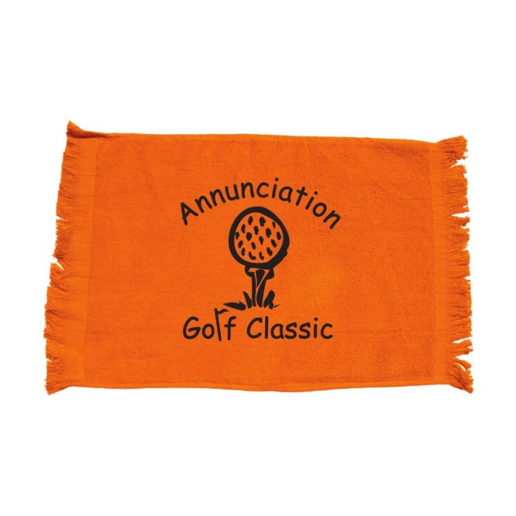 Colored Fringed Fingertip Towel