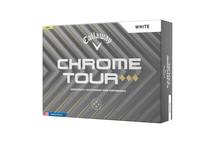 Callaway Chrome Tour Triple Diamond Golf Balls - White