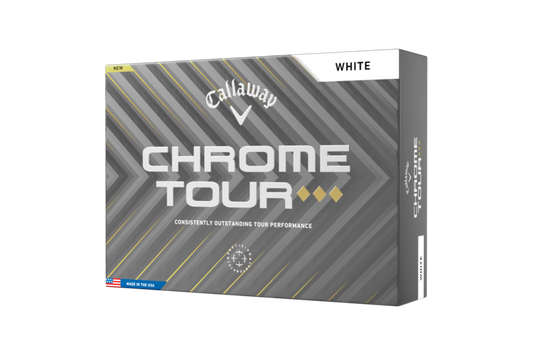 Callaway Chrome Tour Triple Diamond Golf Balls - White