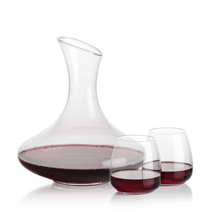 Innisfil Carafe & Hogarth Stemless Wine