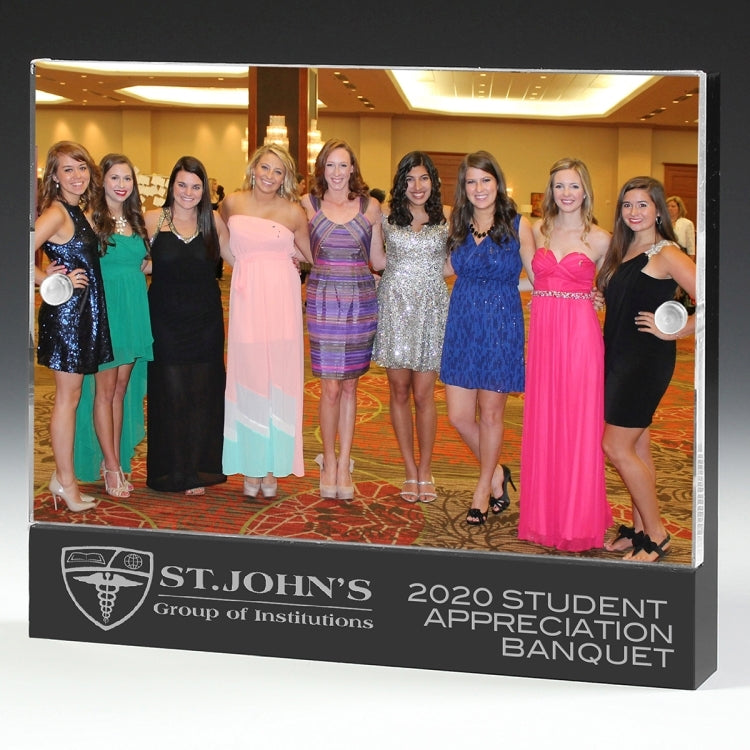 Acrylic Magnetic Frame - 5" x 7" Insert - Laser Engraved