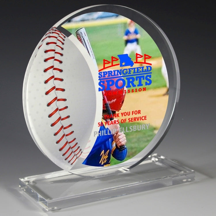 Baseball Achievement Award- Screen Printed - (5¾" x 6¼")