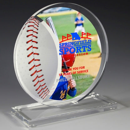Baseball Achievement Award- Screen Printed - (5¾" x 6¼")