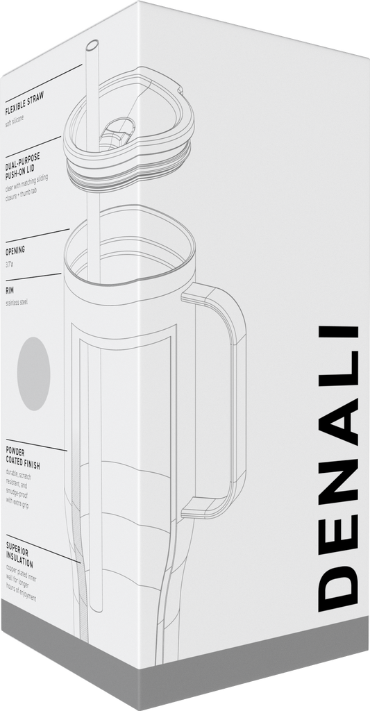 matte white 40 oz denali