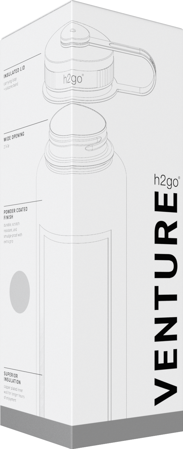 matte black 40 oz h2go venture