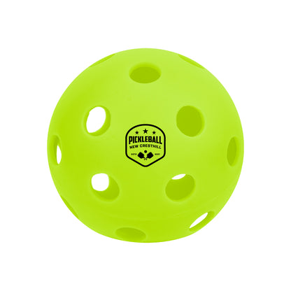 LIME WITH GREEN Pickleball 26-Hole Indoor Ball