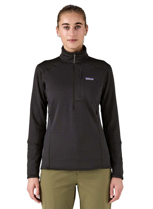Patagonia Women's R1 Pullover - Black - XXS
